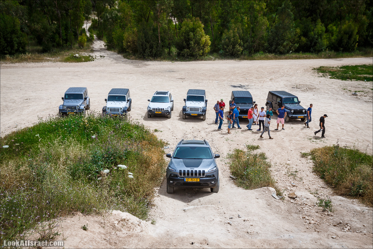 Курс езды по бездорожью клуба Jeep в Израиле | LookAtIsrael.com - Фото путешествия по Израилю