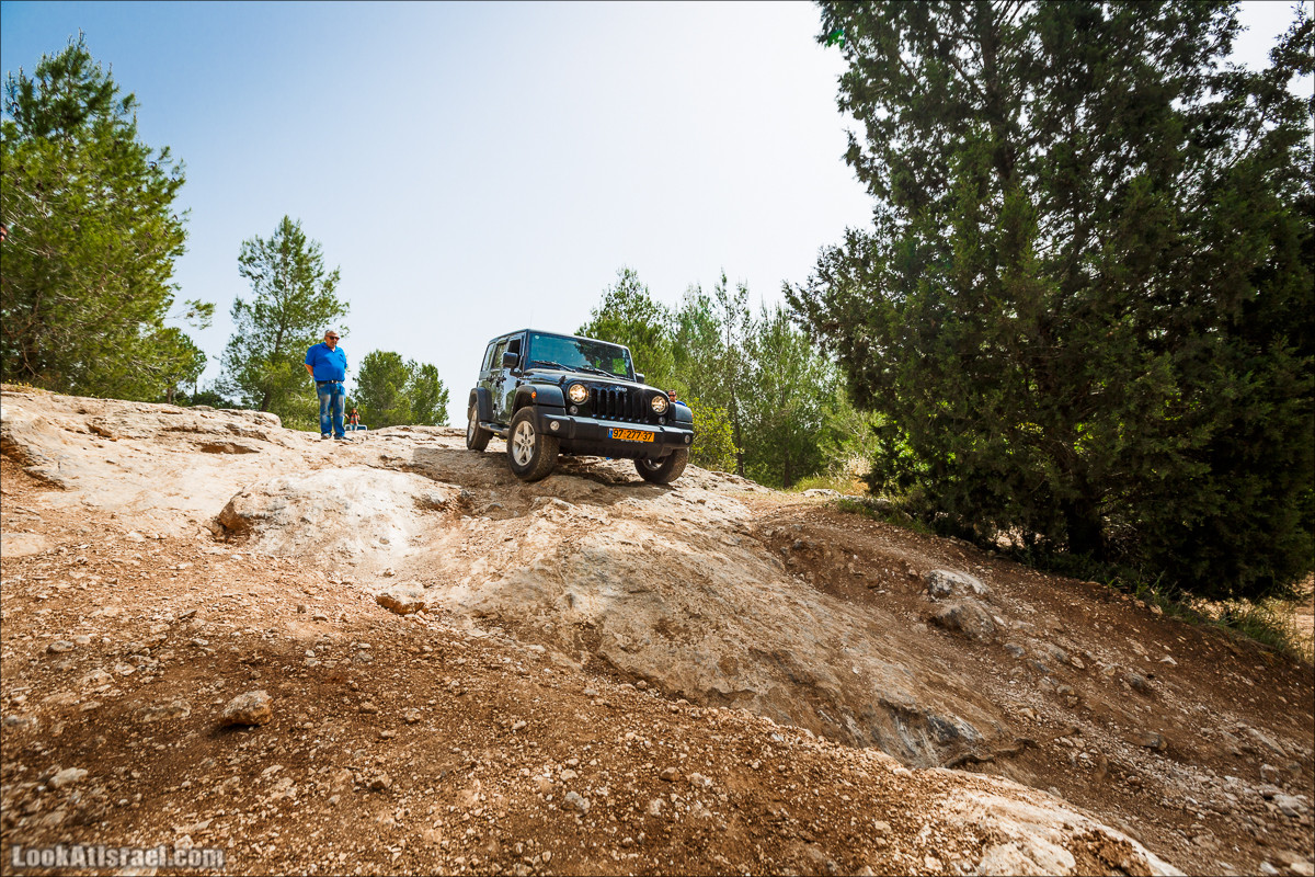 Курс езды по бездорожью клуба Jeep в Израиле | LookAtIsrael.com - Фото путешествия по Израилю