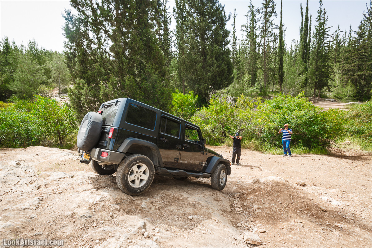 Курс езды по бездорожью клуба Jeep в Израиле | LookAtIsrael.com - Фото путешествия по Израилю