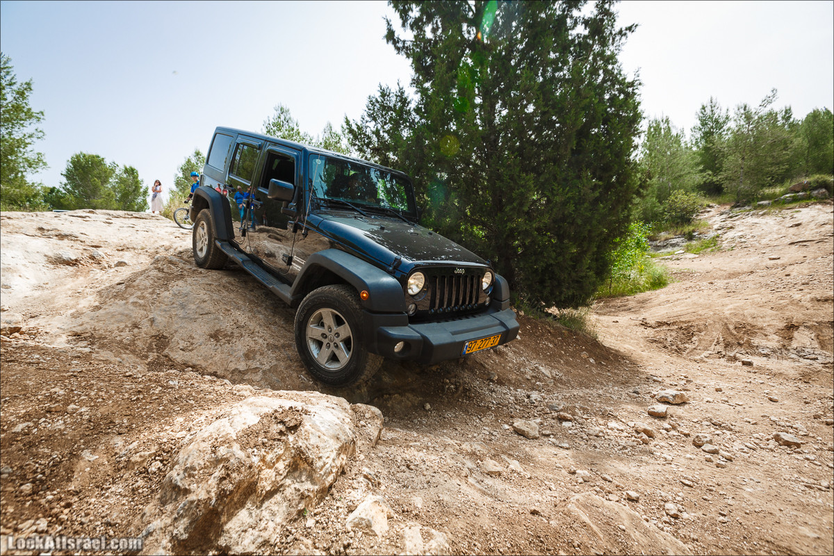 Курс езды по бездорожью клуба Jeep в Израиле | LookAtIsrael.com - Фото путешествия по Израилю