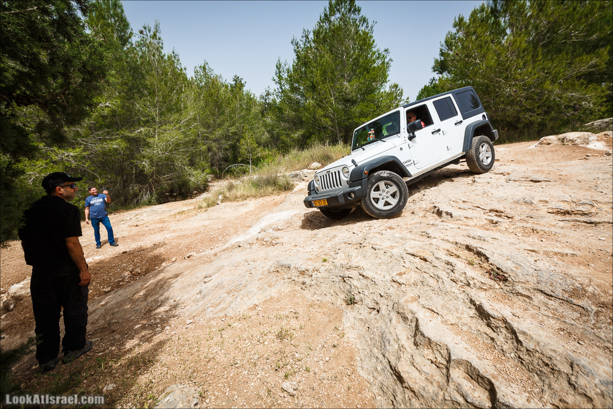 Курс езды по бездорожью клуба Jeep в Израиле | LookAtIsrael.com - Фото путешествия по Израилю
