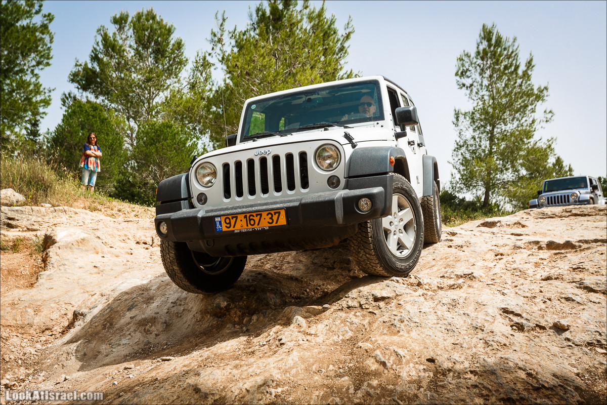 Курс езды по бездорожью клуба Jeep в Израиле | LookAtIsrael.com - Фото путешествия по Израилю