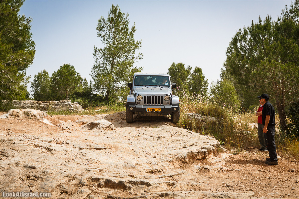 Курс езды по бездорожью клуба Jeep в Израиле | LookAtIsrael.com - Фото путешествия по Израилю