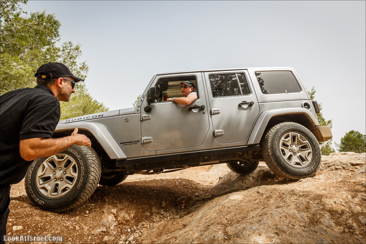 Курс езды по бездорожью клуба Jeep в Израиле | LookAtIsrael.com - Фото путешествия по Израилю