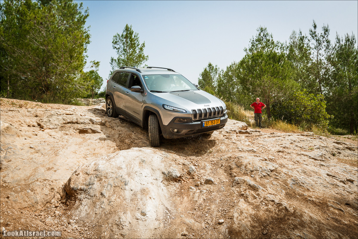 Курс езды по бездорожью клуба Jeep в Израиле | LookAtIsrael.com - Фото путешествия по Израилю