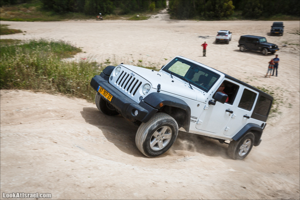 Курс езды по бездорожью клуба Jeep в Израиле | LookAtIsrael.com - Фото путешествия по Израилю