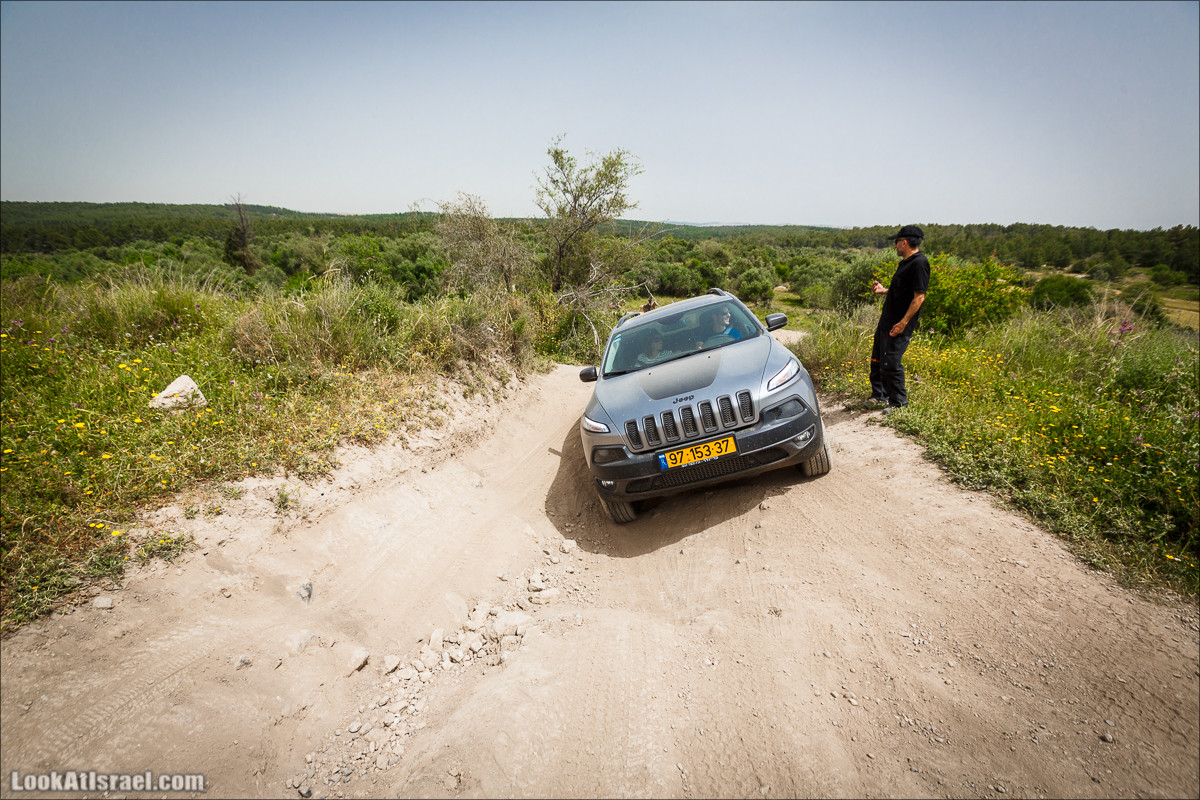 Курс езды по бездорожью клуба Jeep в Израиле | LookAtIsrael.com - Фото путешествия по Израилю