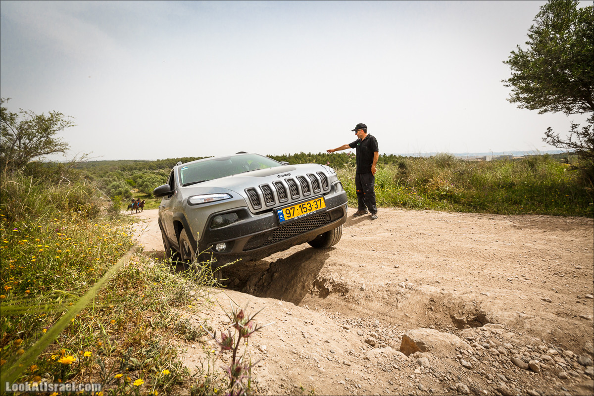 Курс езды по бездорожью клуба Jeep в Израиле | LookAtIsrael.com - Фото путешествия по Израилю