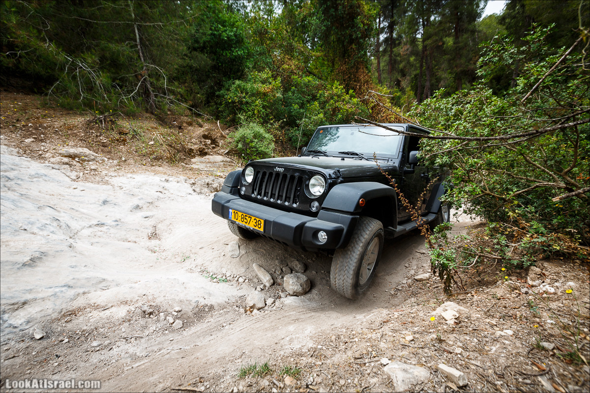 Курс езды по бездорожью на Jeep Cherokee | Jeep Cherokee offload course | LookAtIsrael.com - Фото путешествия по Израилю