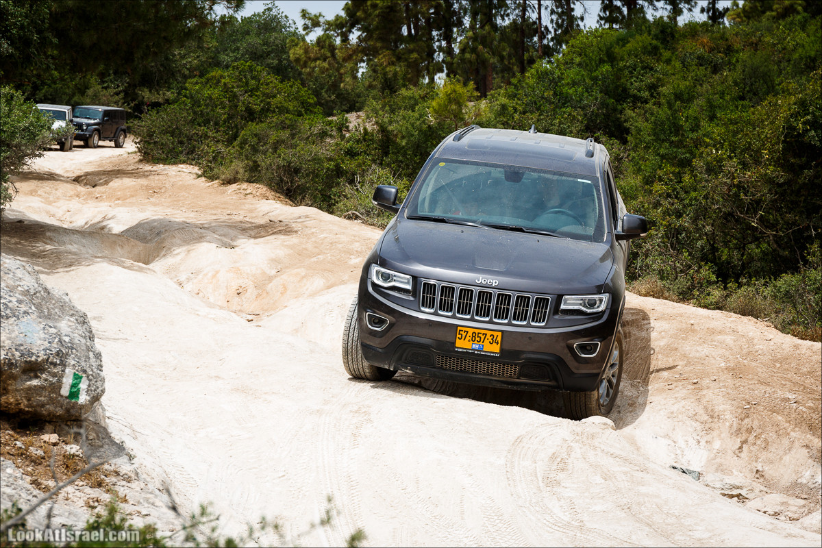 Курс езды по бездорожью на Jeep Cherokee | Jeep Cherokee offload course | LookAtIsrael.com - Фото путешествия по Израилю