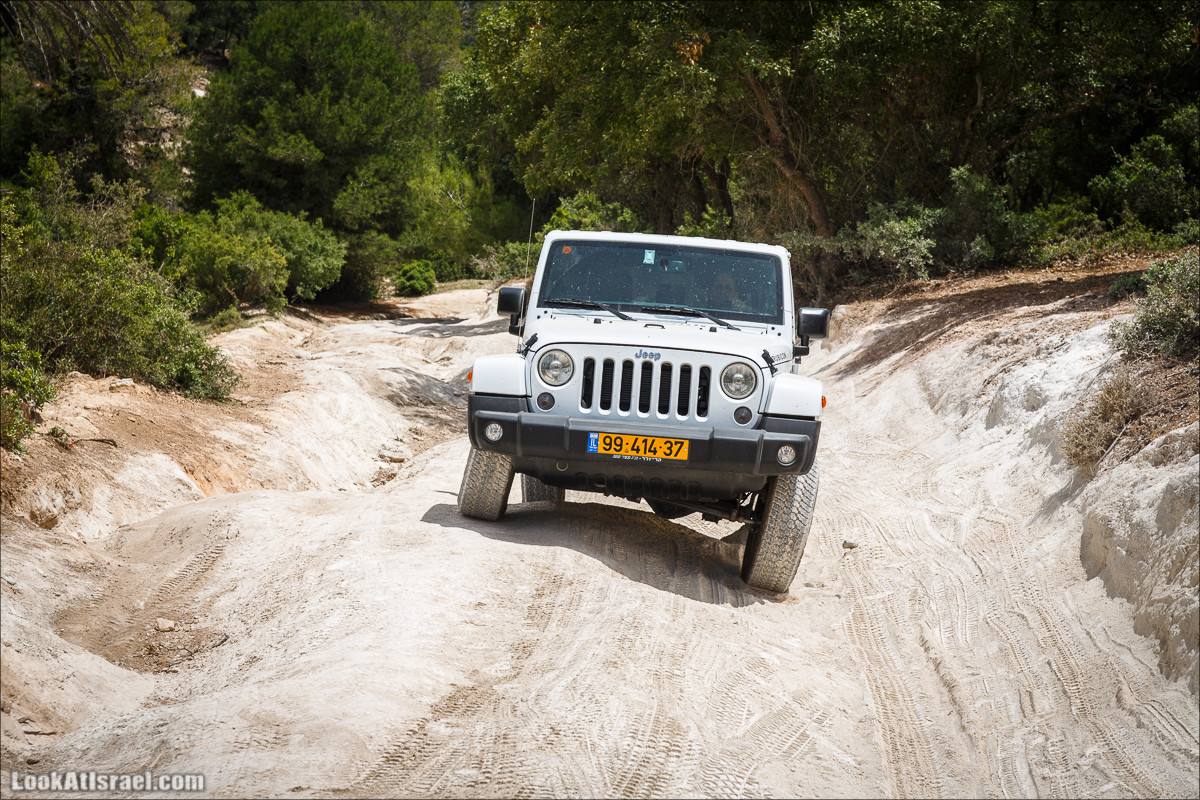 Курс езды по бездорожью на Jeep Cherokee | Jeep Cherokee offload course | LookAtIsrael.com - Фото путешествия по Израилю