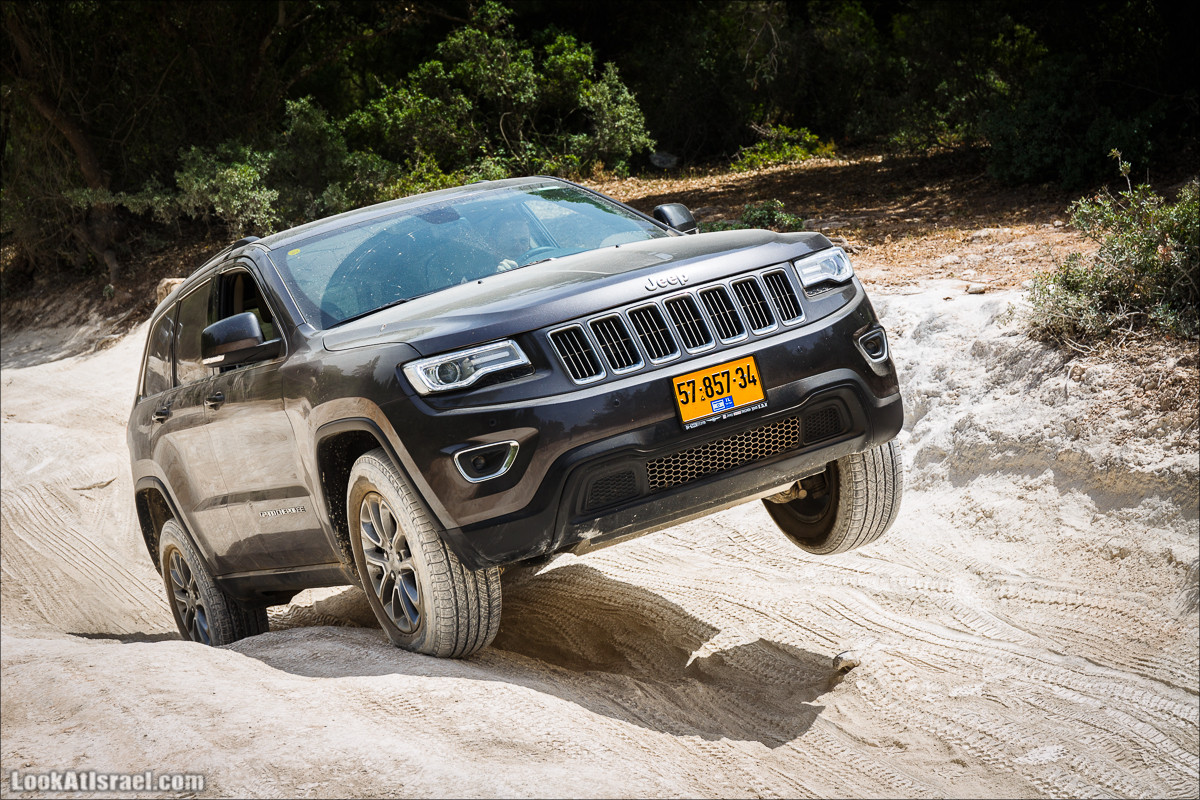 Курс езды по бездорожью на Jeep Cherokee | Jeep Cherokee offload course | LookAtIsrael.com - Фото путешествия по Израилю