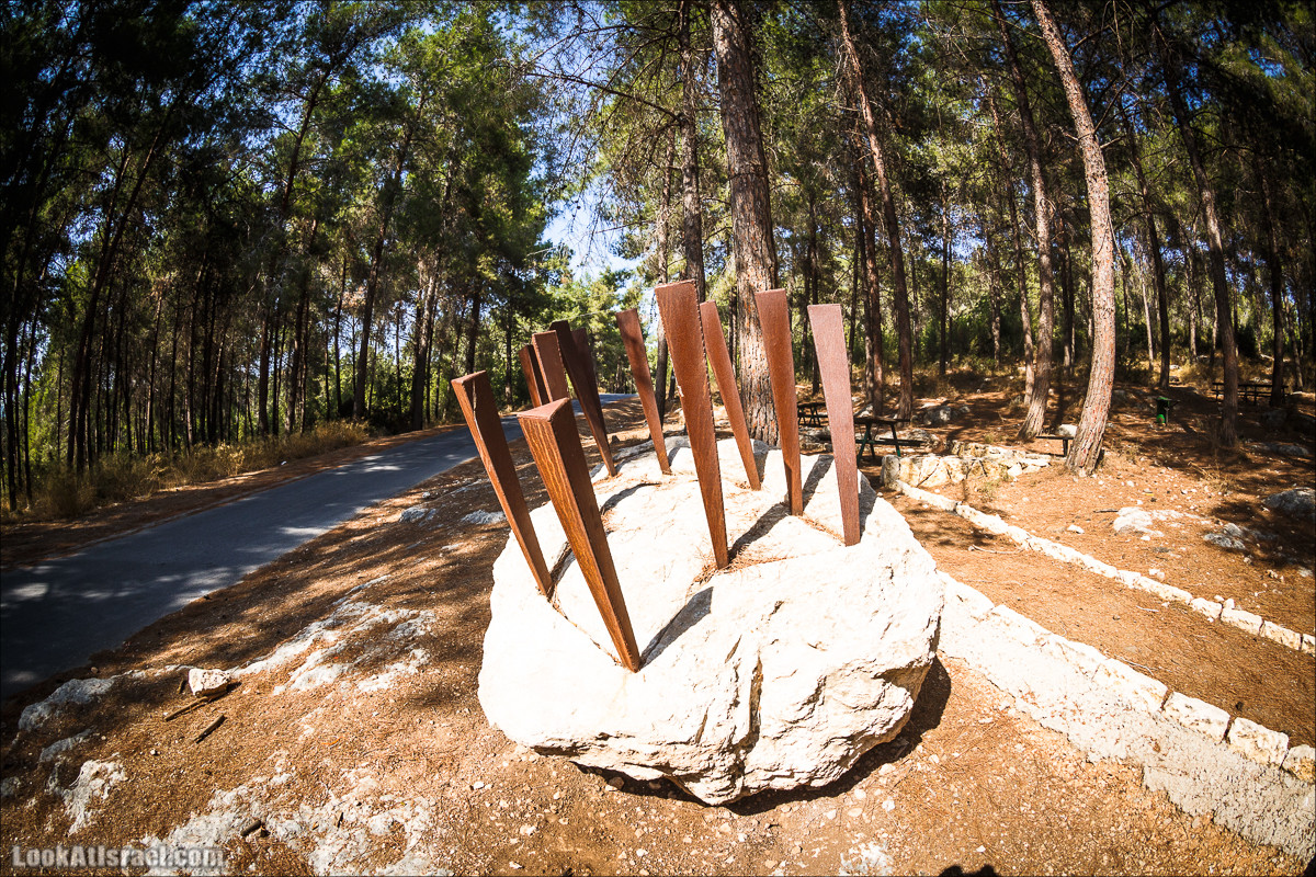 Дорога скульптур в лесу Цора | LookAtIsrael.com - Фото путешествия по Израилю