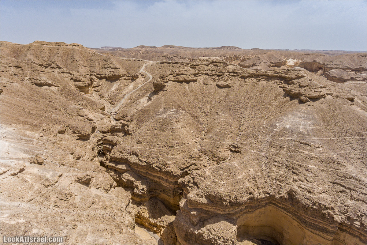 Каньон Ада и ручей Паран - Вид сверху | LookAtIsrael.com - Фото путешествия по Израилю