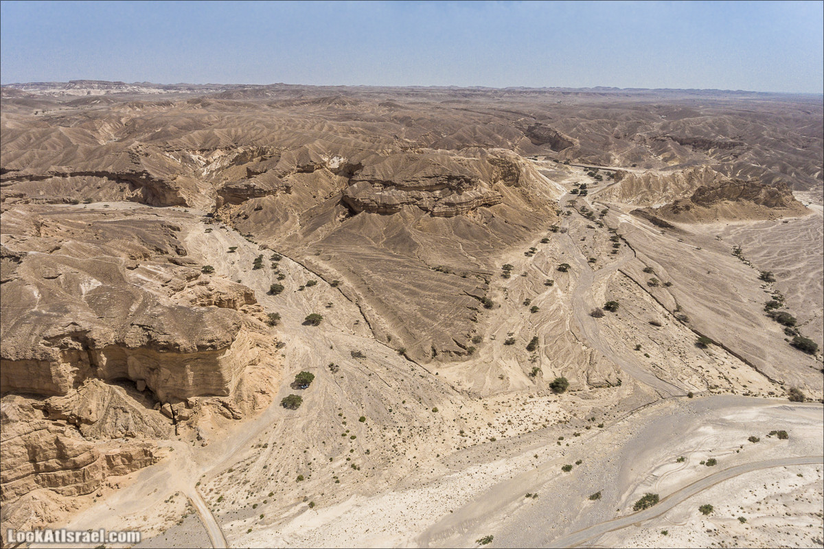 Каньон Ада и ручей Паран - Вид сверху | LookAtIsrael.com - Фото путешествия по Израилю