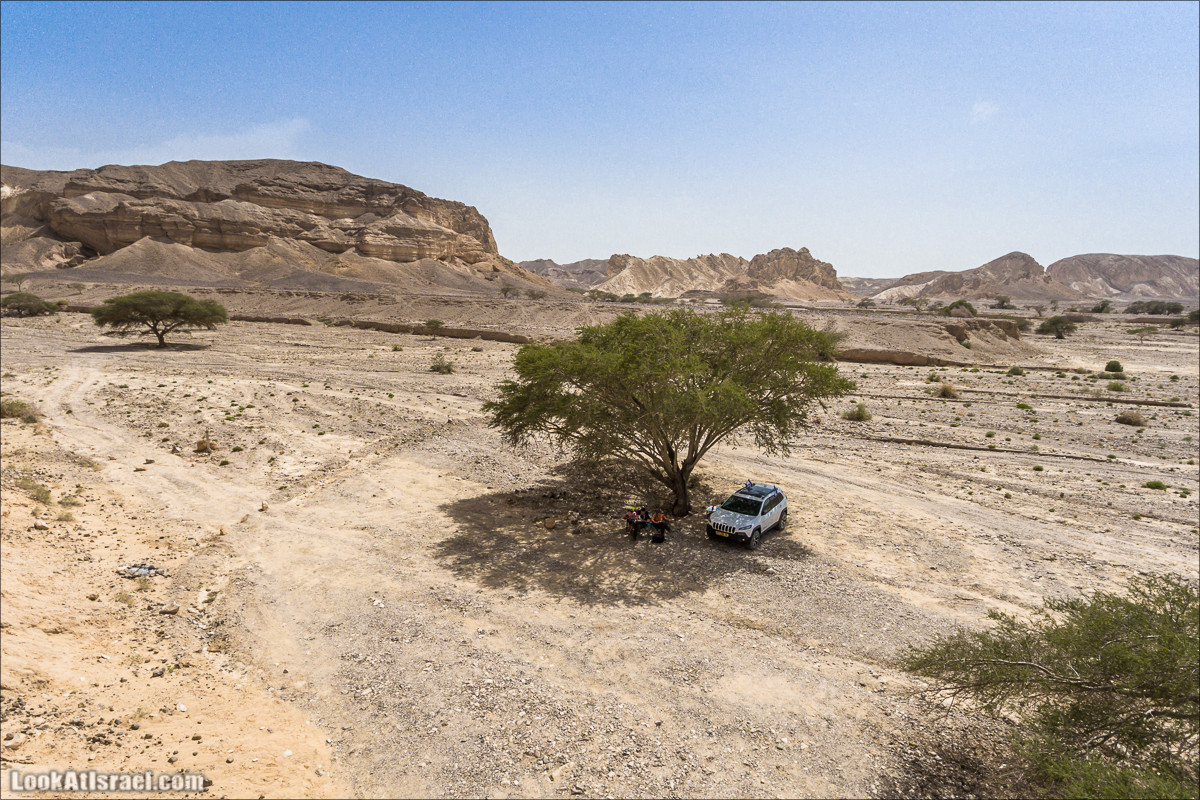 Каньон Ада и ручей Паран - Вид сверху | LookAtIsrael.com - Фото путешествия по Израилю