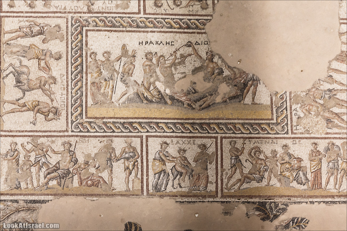 Мозаики в Ципори | LookAtIsrael.com - Фото путешествия по Израилю