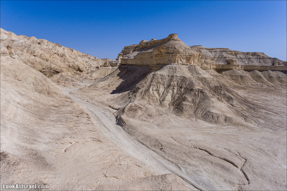 Ущелье Сдом - вид сверху (аеро съёмка) | LookAtIsrael.com - Фото путешествия по Израилю