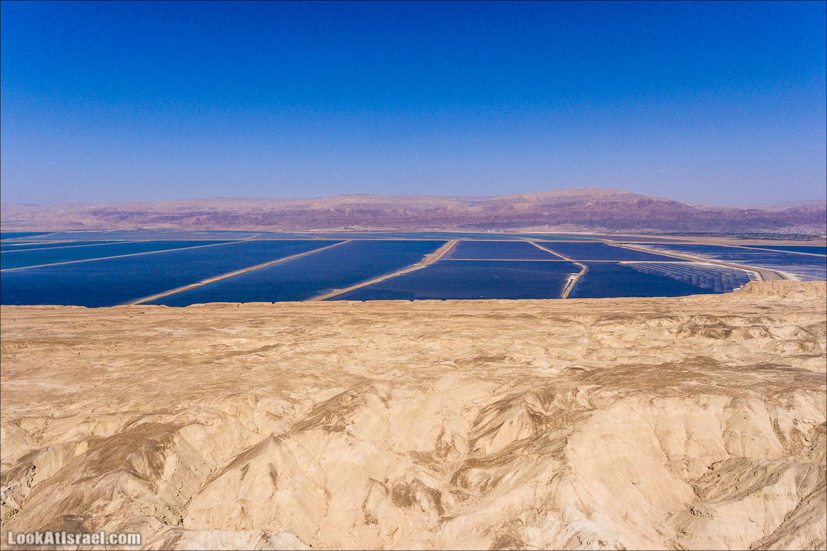 Ущелье Сдом - вид сверху (аеро съёмка) | LookAtIsrael.com - Фото путешествия по Израилю