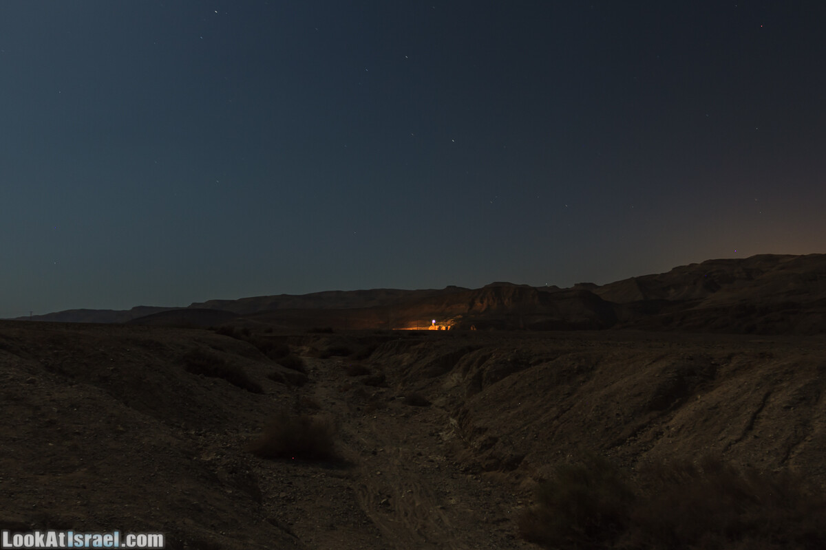 Ущелье Правим ночью | LookAtIsrael.com - Фото путешествия по Израилю
