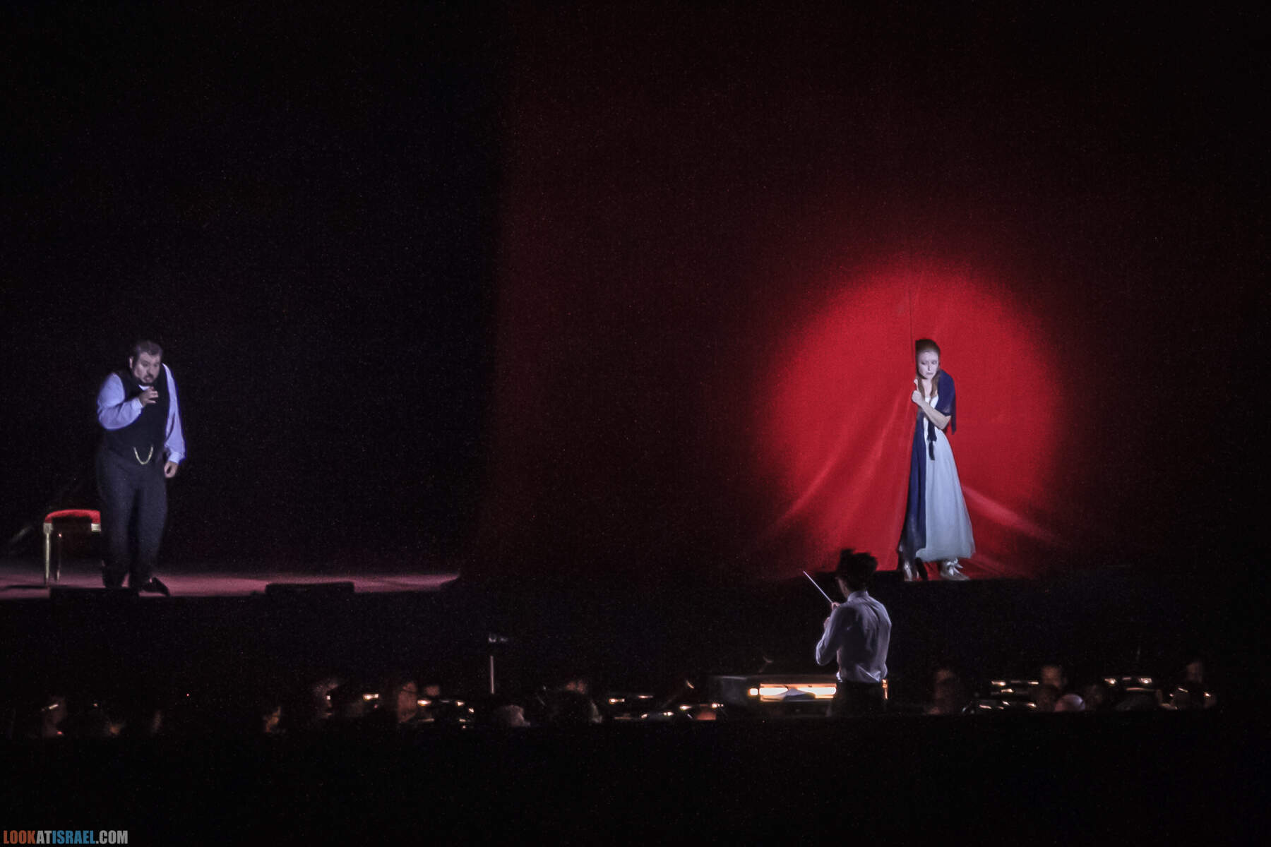 Опера Риголетто в парке а-Яркон, Тель-Авив