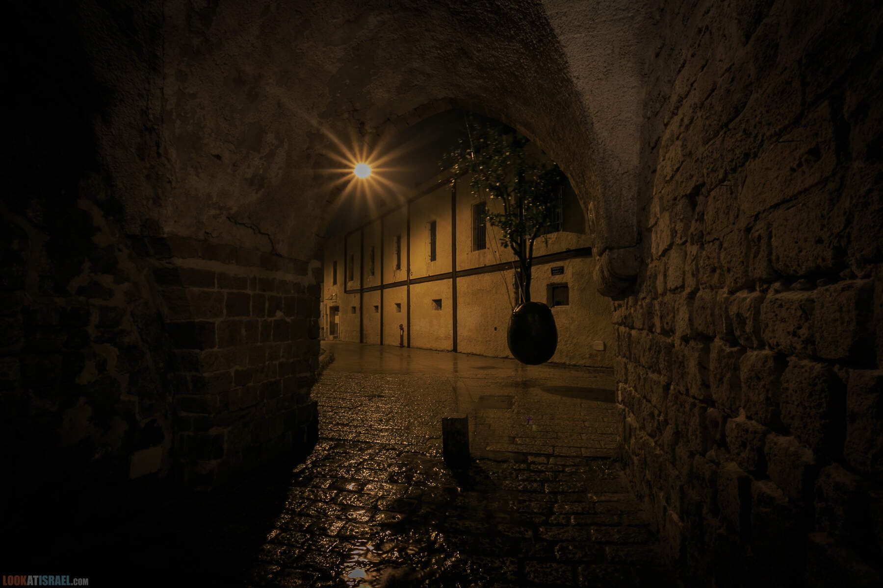 Яффо в черном, ночь в древнем городе