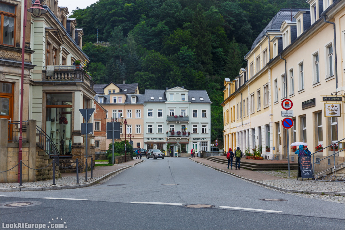 Город курорт на Эльбе Бад Шандау | LookAtEurope.com - Фотогалоп по Европе. Чехия, Германия, Голландия