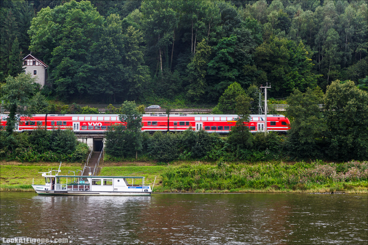 Город курорт на Эльбе Бад Шандау | LookAtEurope.com - Фотогалоп по Европе. Чехия, Германия, Голландия