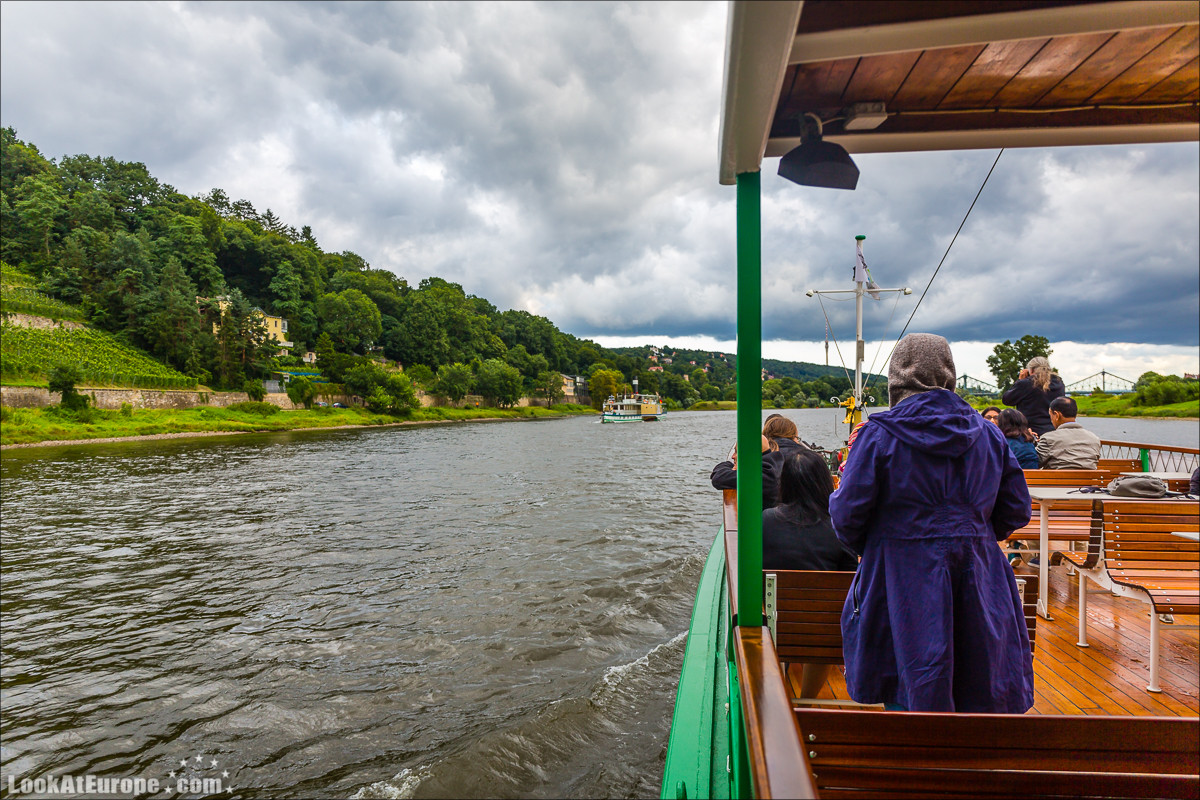 Прогулка на пароходе по Эльбе из Дрездена | LookAtEurope.com - Фотогалоп по Европе. Чехия, Германия, Голландия. Чески Крумлов