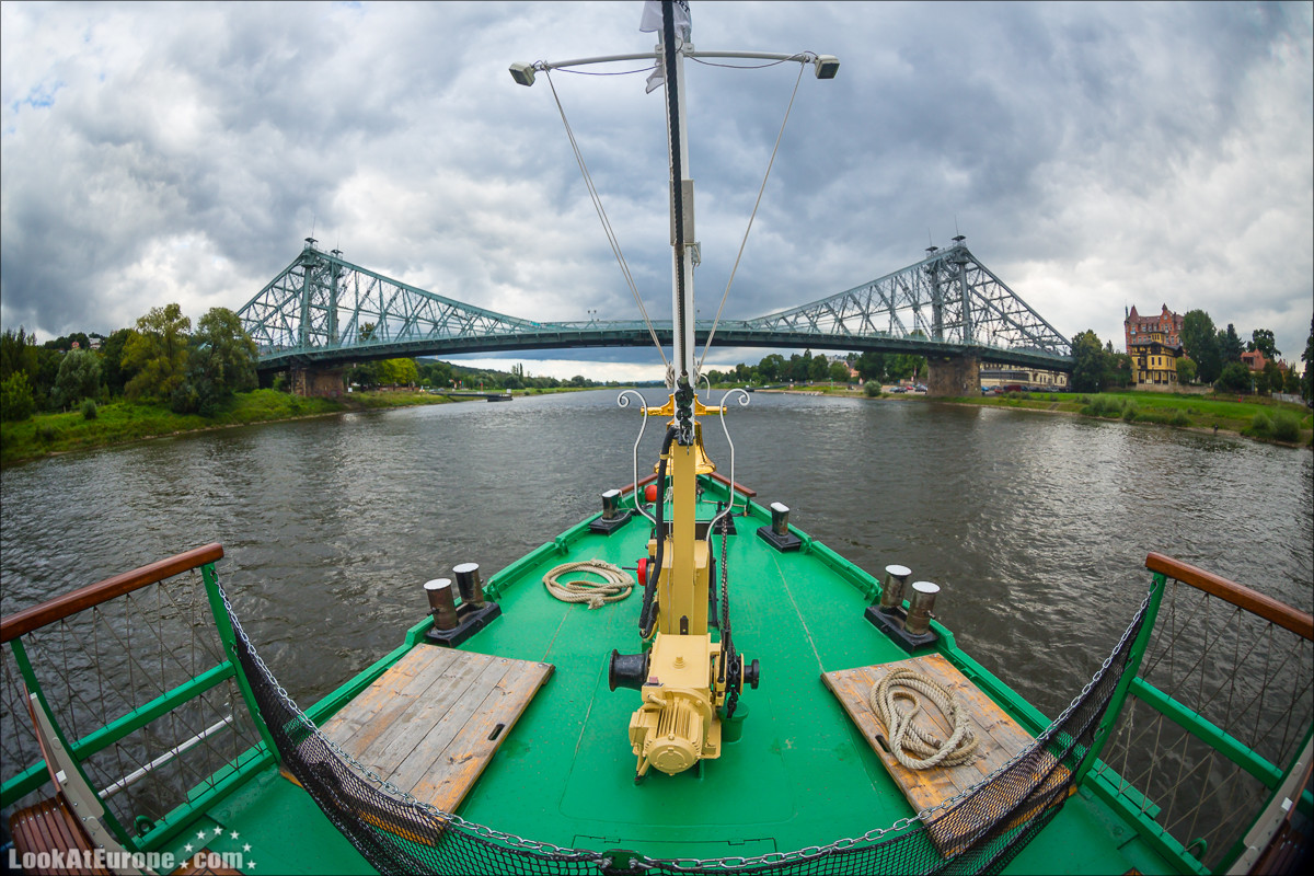 Прогулка на пароходе по Эльбе из Дрездена | LookAtEurope.com - Фотогалоп по Европе. Чехия, Германия, Голландия. Чески Крумлов