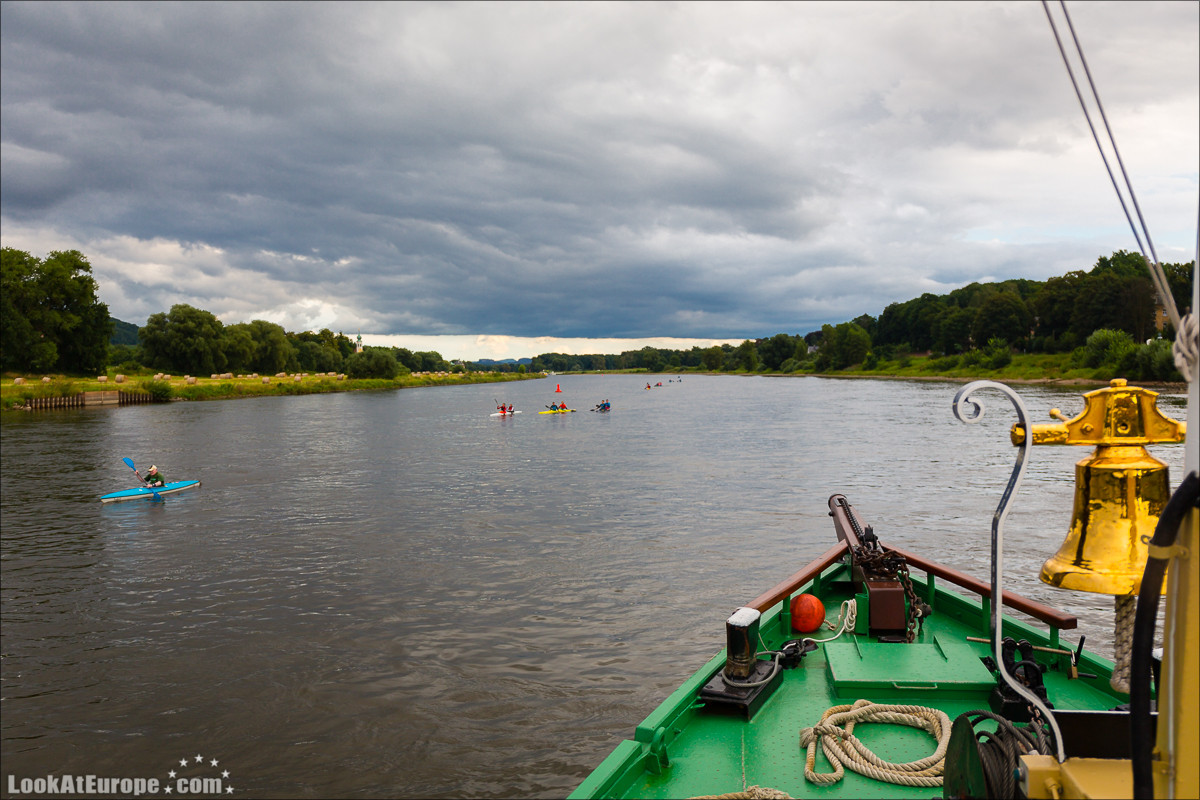 Прогулка на пароходе по Эльбе из Дрездена | LookAtEurope.com - Фотогалоп по Европе. Чехия, Германия, Голландия. Чески Крумлов