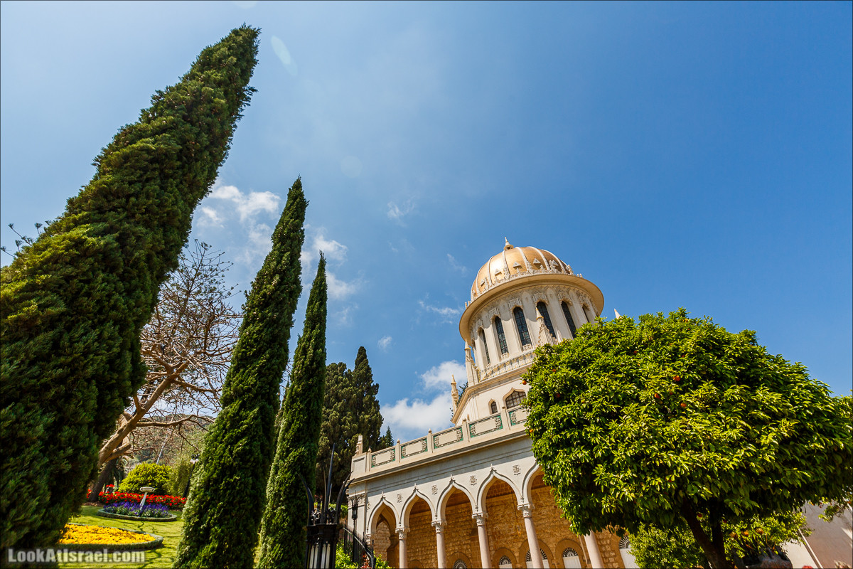 Всемирный центр наследия и сады Бахаи в Хайфе | The Gardens in Haifa - The Bahai | המרכז הבהאי העולמי | LookAtIsrael.com - Фото путешествия по Израилю