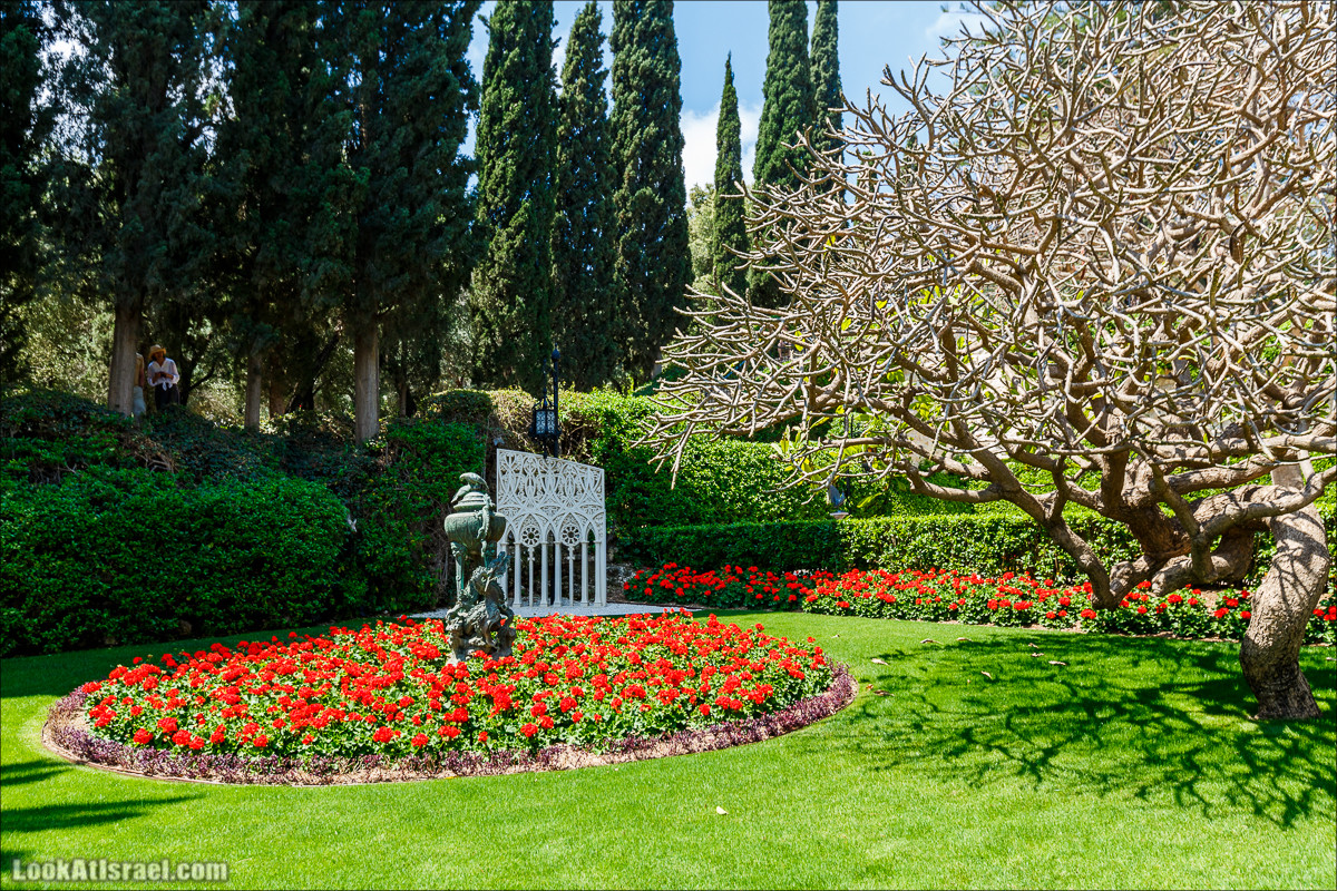 Всемирный центр наследия и сады Бахаи в Хайфе | The Gardens in Haifa - The Bahai | המרכז הבהאי העולמי | LookAtIsrael.com - Фото путешествия по Израилю