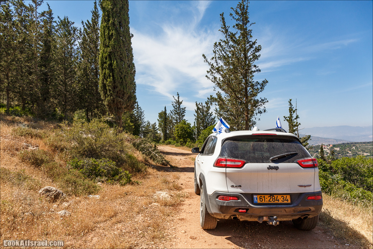 Пейзажная дорога на горе Тураан | LookAtIsrael.com - Фото путешествия по Израилю