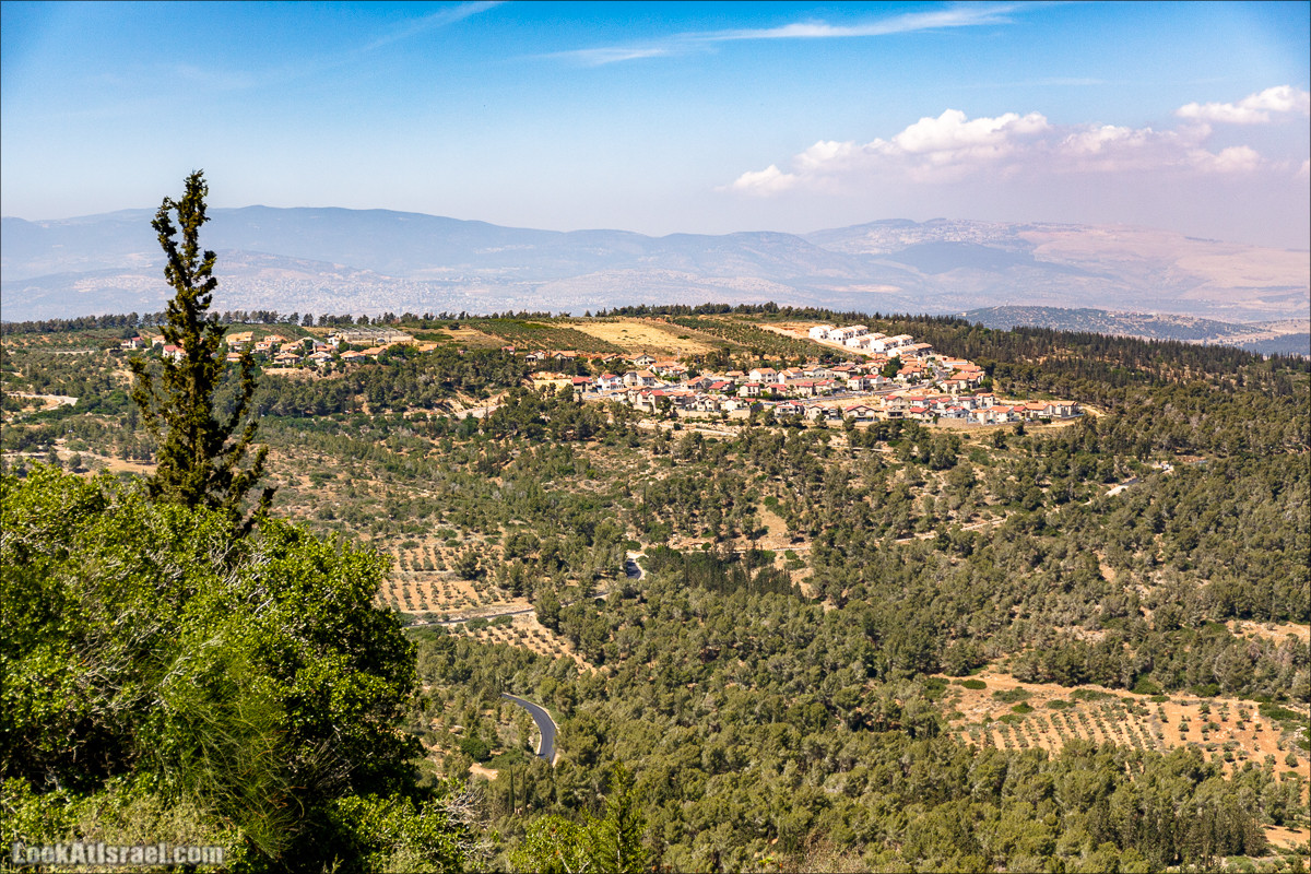 Пейзажная дорога на горе Тураан | LookAtIsrael.com - Фото путешествия по Израилю