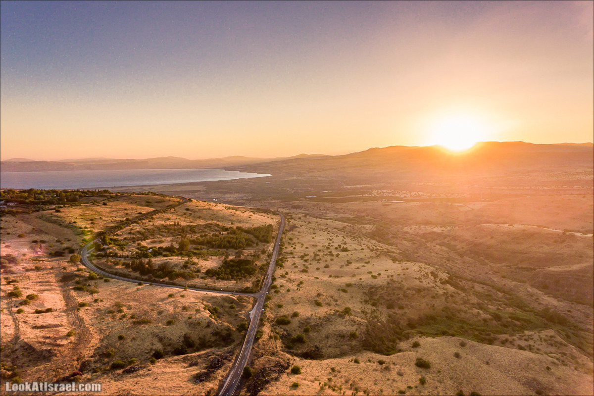 Взгляд свысока: Маале Гамла, Кинерет и Голанские высоты