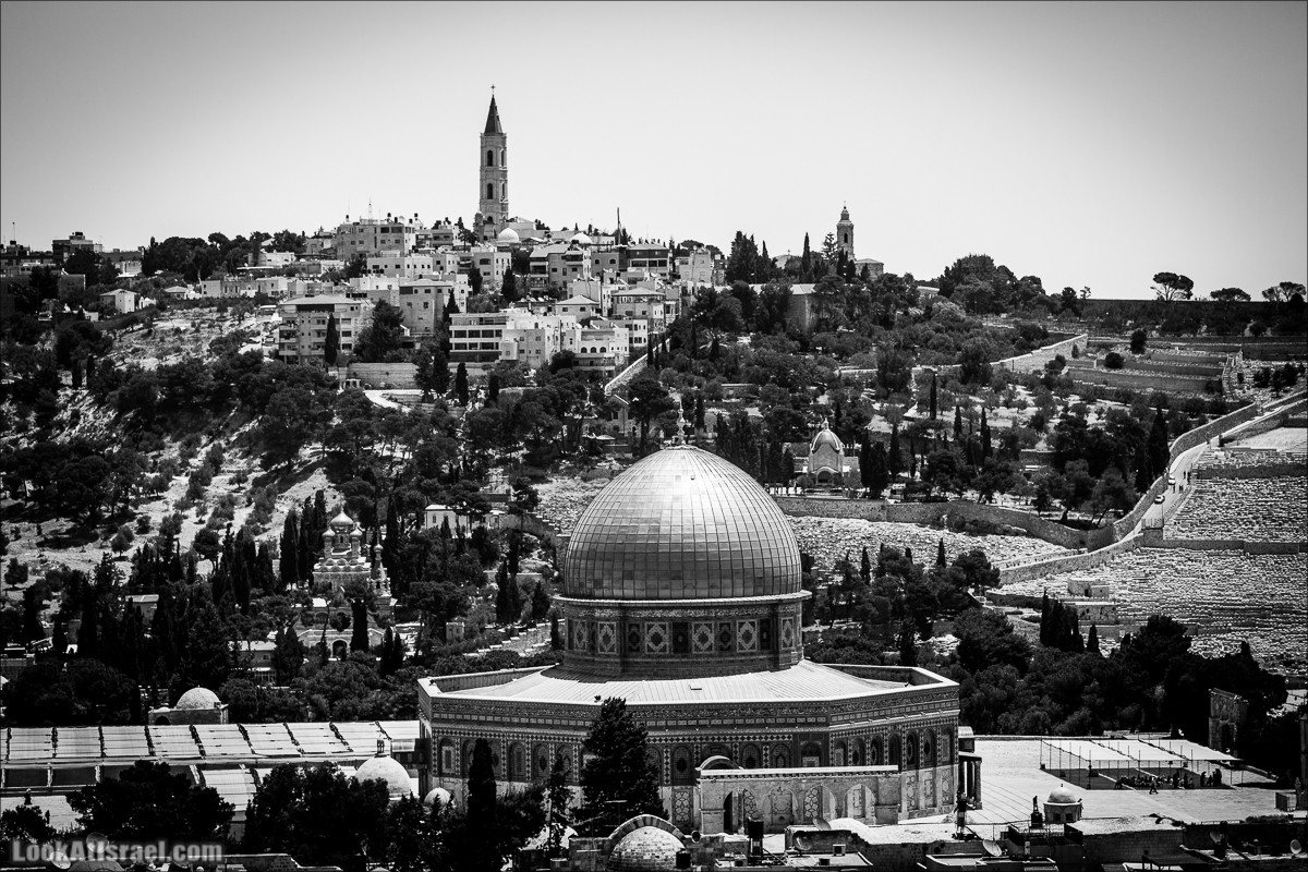 Черно белый Иерусалим | LookAtIsrael.com - Фото путешествия по Израилю