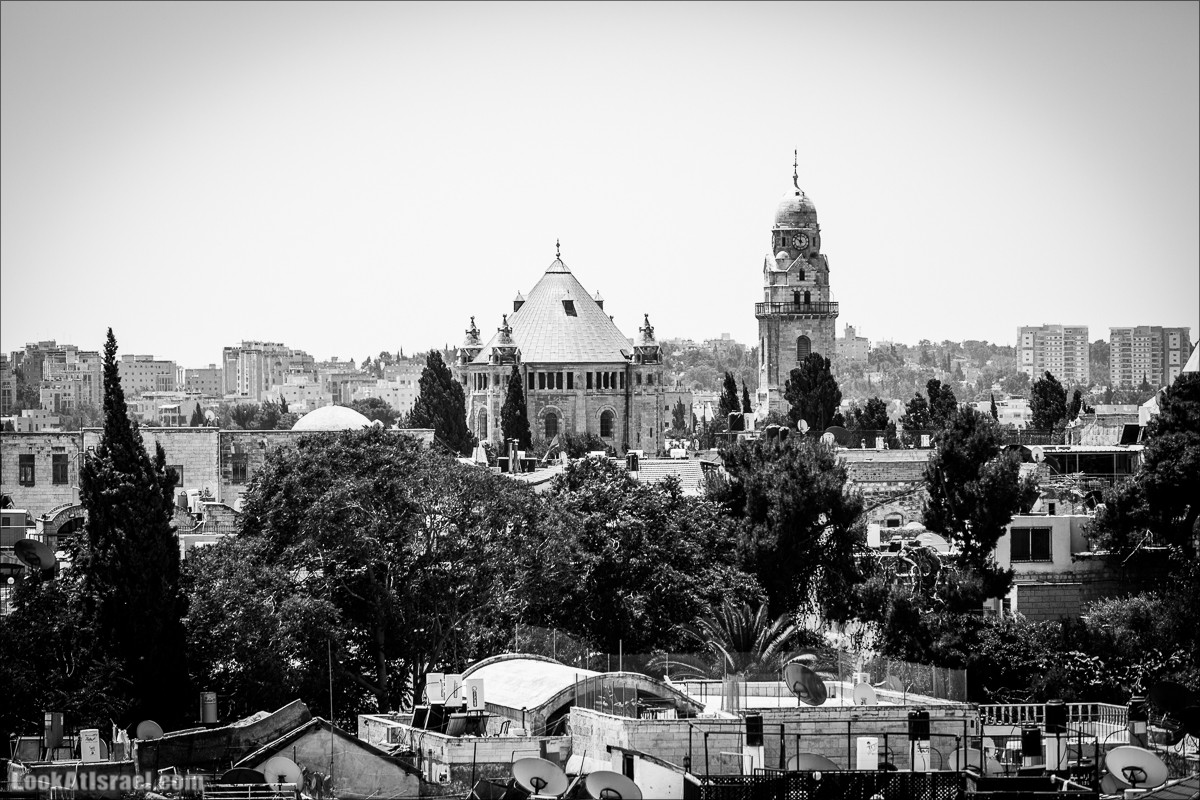 Черно белый Иерусалим | LookAtIsrael.com - Фото путешествия по Израилю