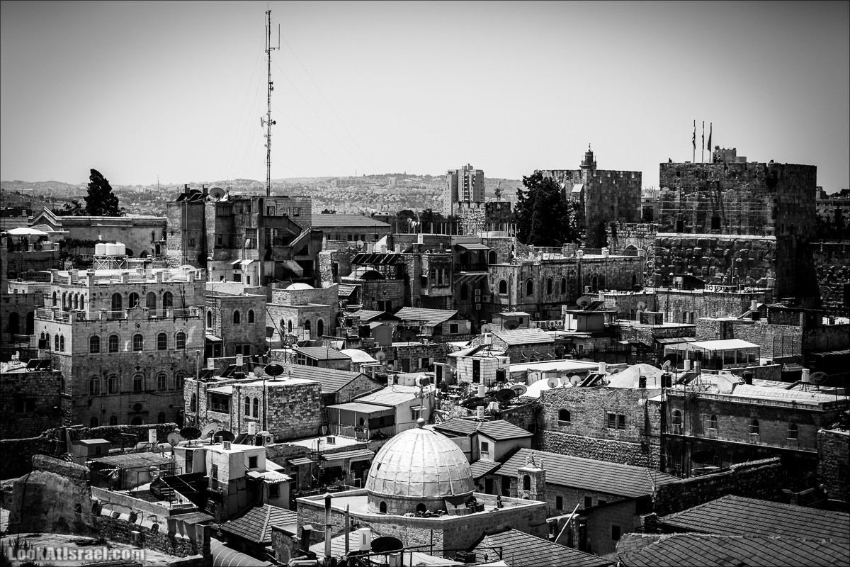 Черно белый Иерусалим | LookAtIsrael.com - Фото путешествия по Израилю