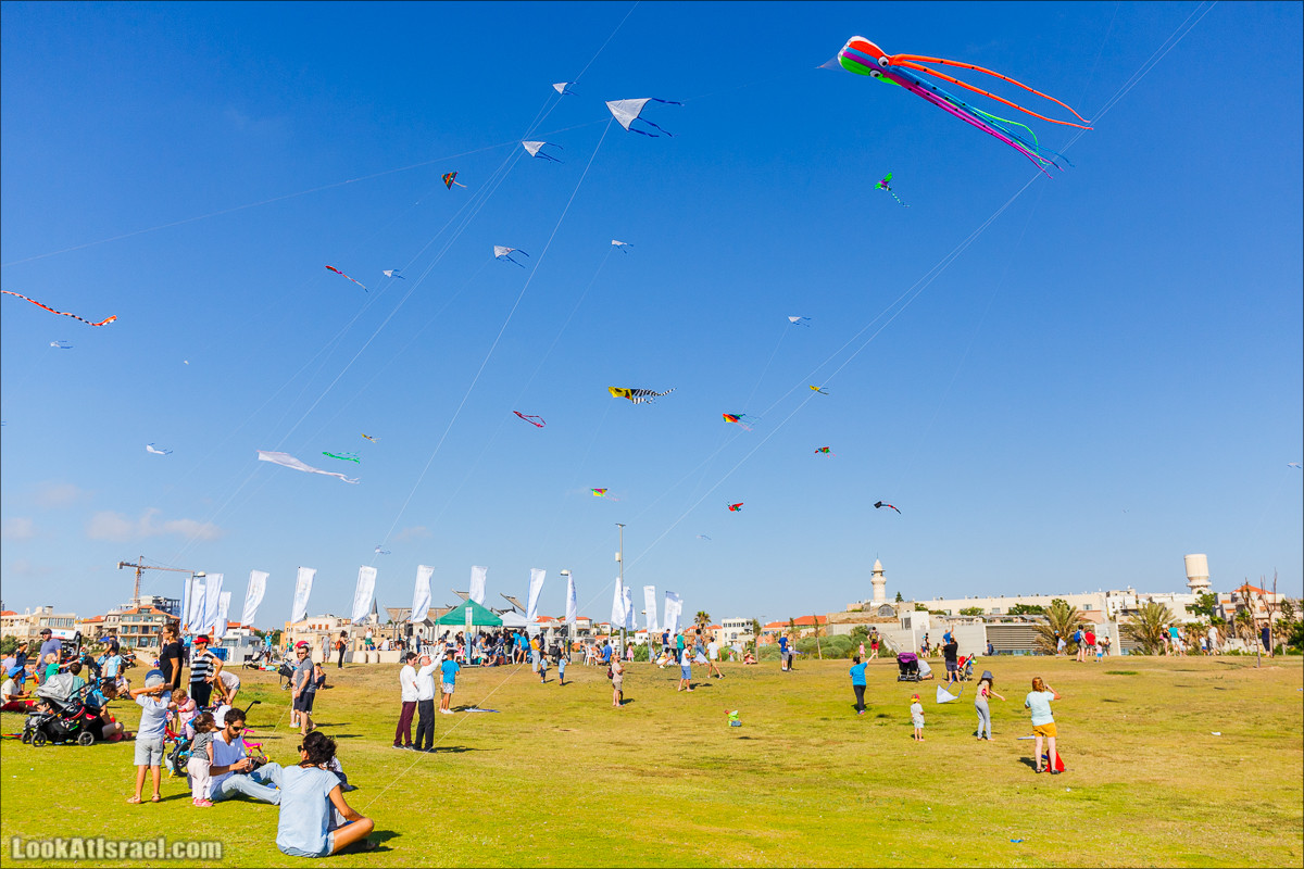 Воздушные змеи в Яффо | LookAtIsrael.com - Фото путешествия по Израилю