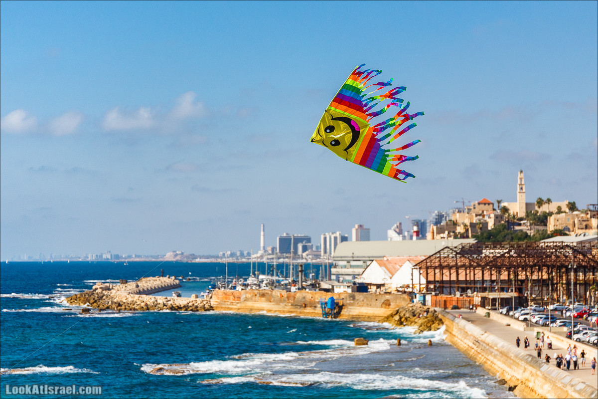 Воздушные змеи в Яффо | LookAtIsrael.com - Фото путешествия по Израилю