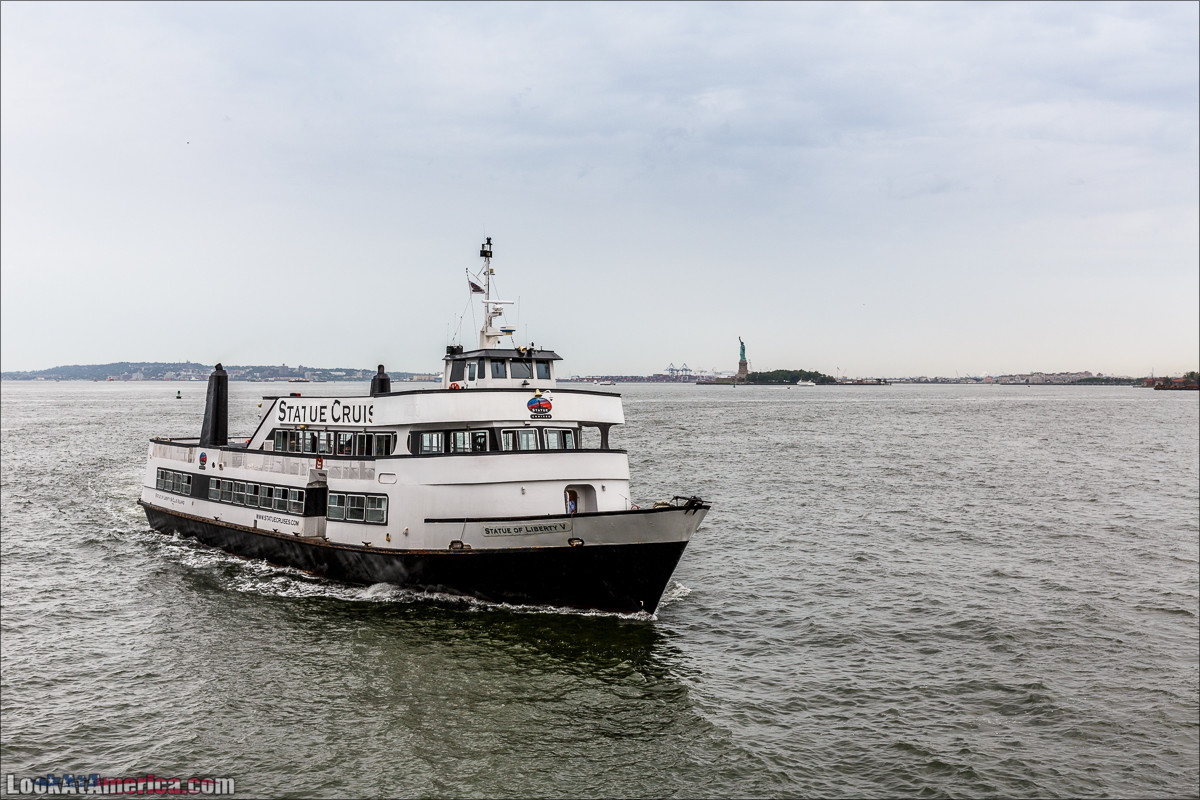 Статуя Свободы на одноименном острове | LookAtAmerica.com - Большое Американское путешествие LookAtIsrael.com