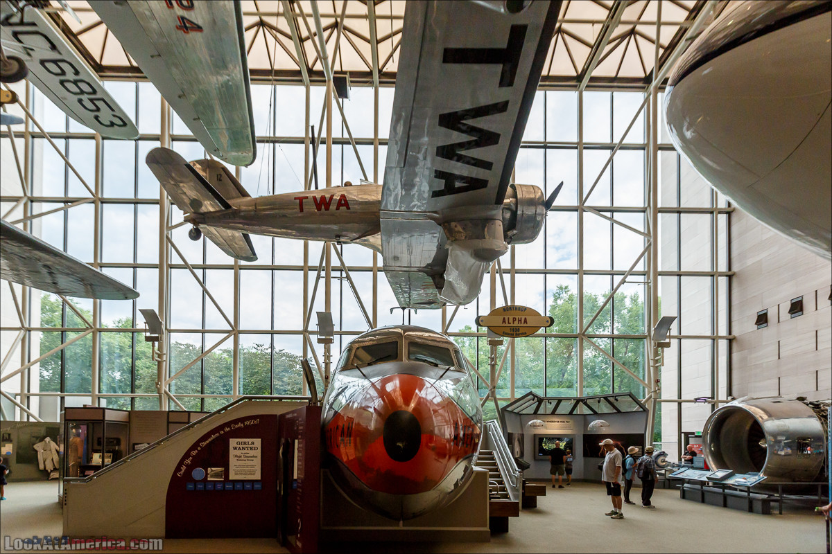 Музей авиации и космонавтики Смитсоновского института в Вашингтоне | LookAtAmerica.com - Большое Американское путешествие LookAtIsrael.com