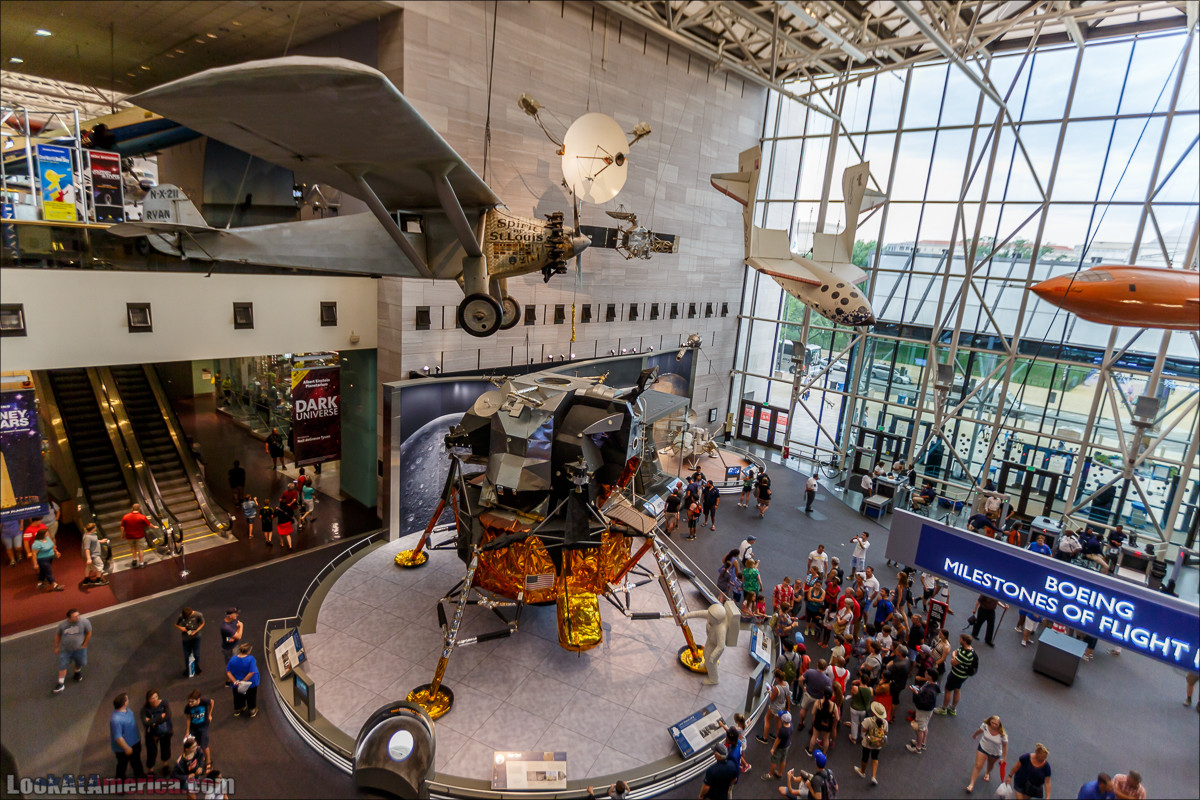 Музей авиации и космонавтики Смитсоновского института в Вашингтоне | LookAtAmerica.com - Большое Американское путешествие LookAtIsrael.com