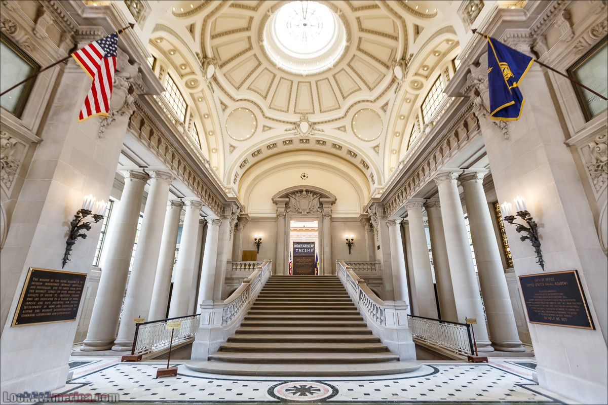 Военно-морская академия США, Аннаполис | LookAtAmerica.com - Большое Американское путешествие LookAtIsrael.com