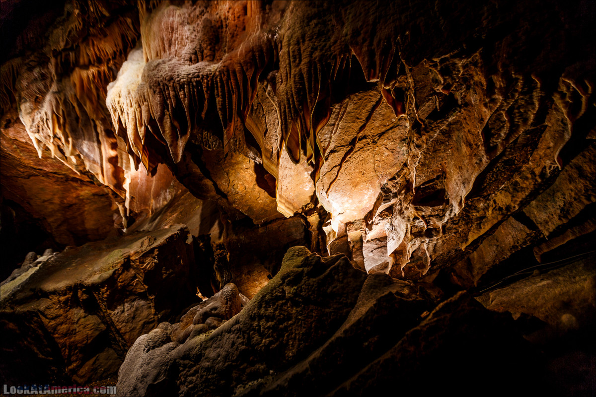 Пещеры Шенандоа | Shenandoah Caverns | LookAtAmerica.com - Большое Американское путешествие LookAtIsrael.com
