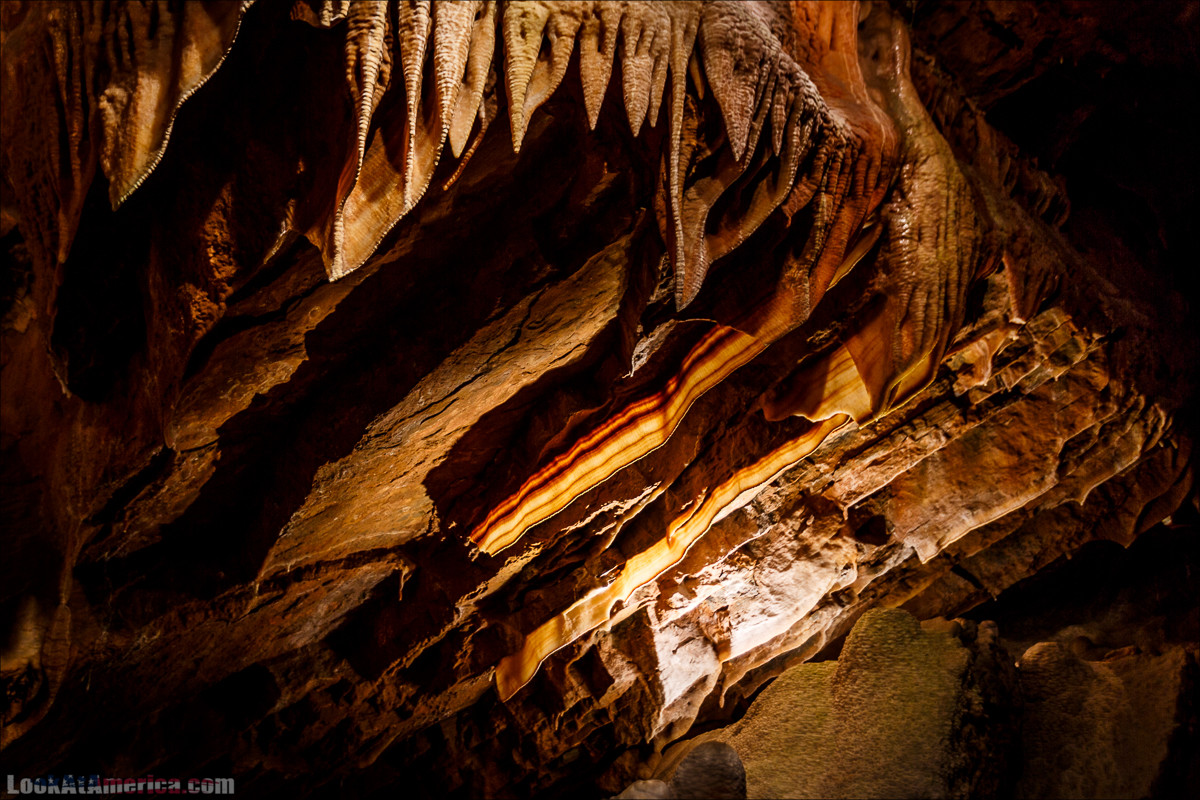Пещеры Шенандоа | Shenandoah Caverns | LookAtAmerica.com - Большое Американское путешествие LookAtIsrael.com