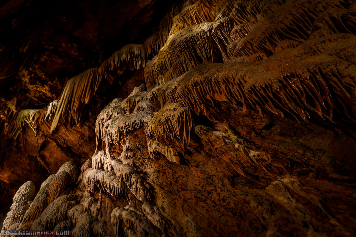 Пещеры Шенандоа | Shenandoah Caverns | LookAtAmerica.com - Большое Американское путешествие LookAtIsrael.com
