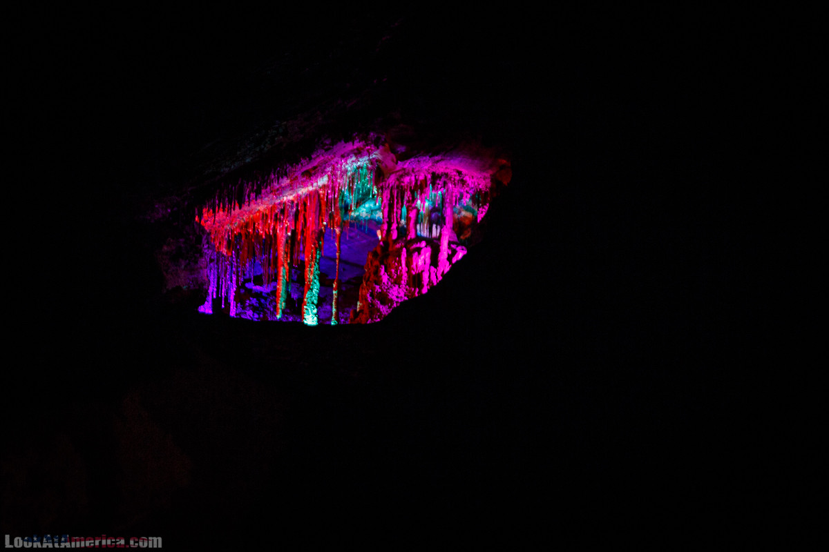 Пещеры Шенандоа | Shenandoah Caverns | LookAtAmerica.com - Большое Американское путешествие LookAtIsrael.com