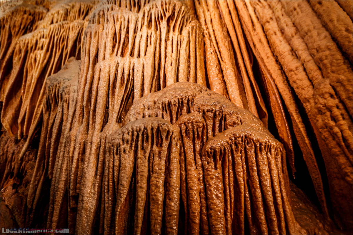 Пещеры Шенандоа | Shenandoah Caverns | LookAtAmerica.com - Большое Американское путешествие LookAtIsrael.com